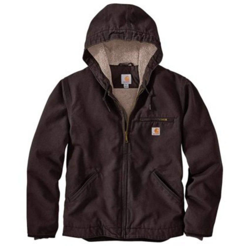 Carhartt Washed Duck Sherpa Lined Jacket - M